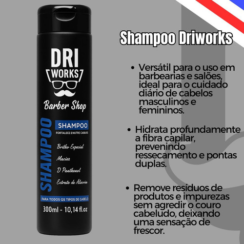 Kit 6 Shampo Driworks Anticaspa Limpa E Fortalece Cabelo