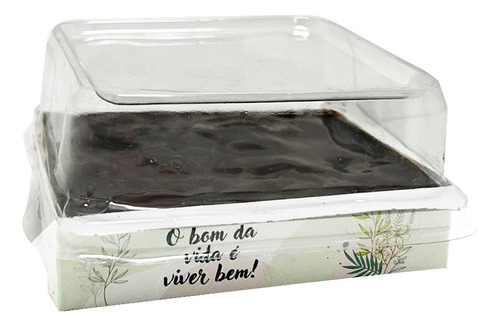 Forma Forneavel Para Brownie (8,5 X 7 X 2 Cm) - 100 Unidades Cor Branco