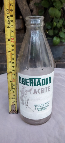 Botella Antigua Aceite Comestible Retornable 60slibertador33 (Usado)