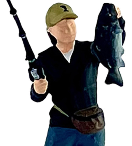 1/64 Modelo De Escena De Figura Masculina De Con Pez