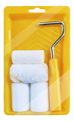 Juego De Cepillo De Tambor De Pintura Infantil Diy 3 Piezas