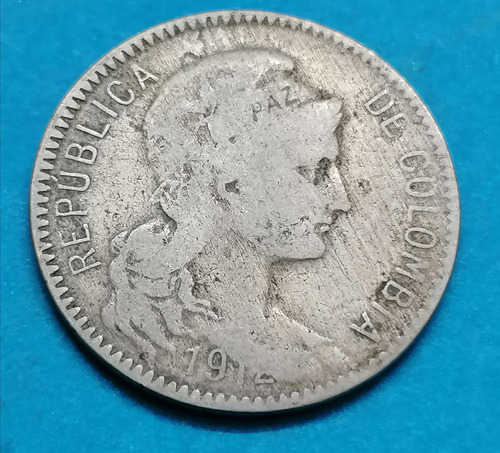 Colombia Moneda 5 Pesos 1912