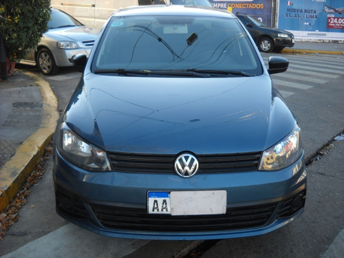 Imagen 2 de 15 de Volkswagen Voyage 1,6 Trendline 101 Cv Gnc 2016 Azul