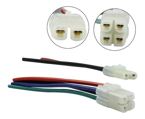 Arnes Conector Cdi 6 Puntas Motonetas - Paquete 10 Piezas