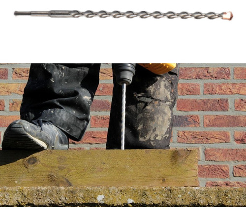 Taladro De Acero De Tungsteno, Herramienta 16x350 Mm