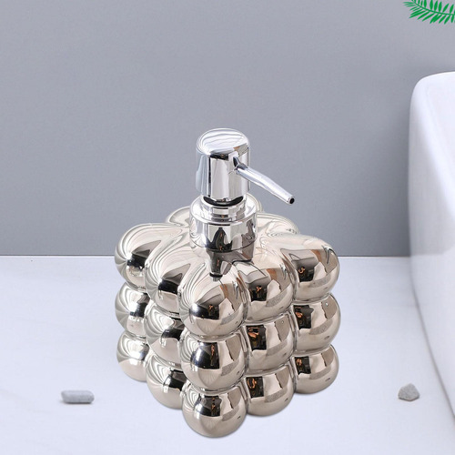 Dispensador De Jabón Botella De Bomba Contenedor De Argén