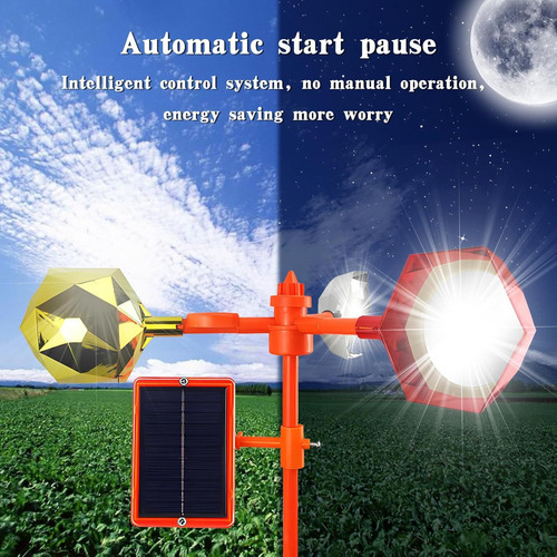 Dispositivo De Disuasión De Pájaros Voice Con Energía Solar.