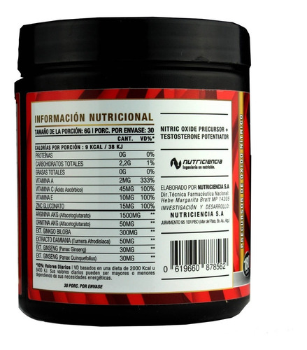 Androteston Golden Max Polvo 180 Grs Fireforce Microcentro Sabor Frutos Rojos