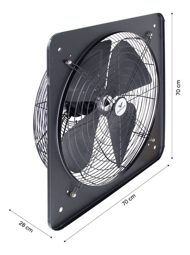 Extractor De Aire Industrial 24 Pulgadas 9500m3/h 460w