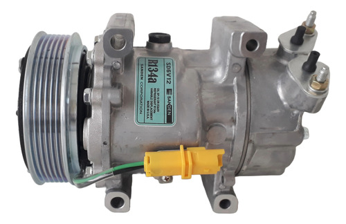 Compressor Condicionado Sanden Sd6v12 Peugeot 207 1.4 - Novo