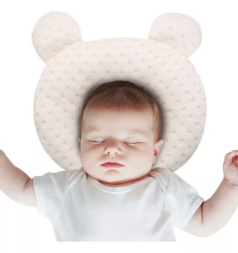 Almohada para Bebe, Almohada Transpirable, Para Prevenir la Plagiocefalia y  Cabeza Plana Almohada Ortopédica para Bebés (Rosa) ₡14.000