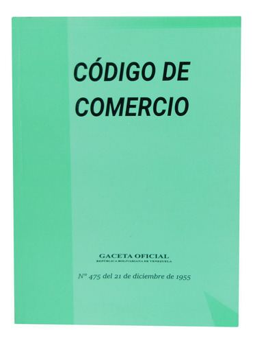 Codigo De Comercio N° 475 Del 21/12/1955