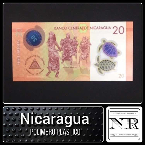 Nicaragua - 20 Cordobas - Año 2014 - P # 210 - Plastico