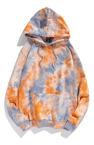 Sudadera Con Capucha 85% Algodón Tie Dye Hombres Sudaderas C