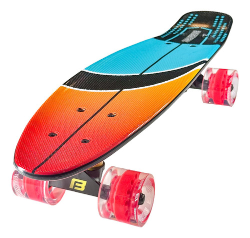 Patineta Completa De 22 Pulgadas Para Ninos, Con Camiones Y