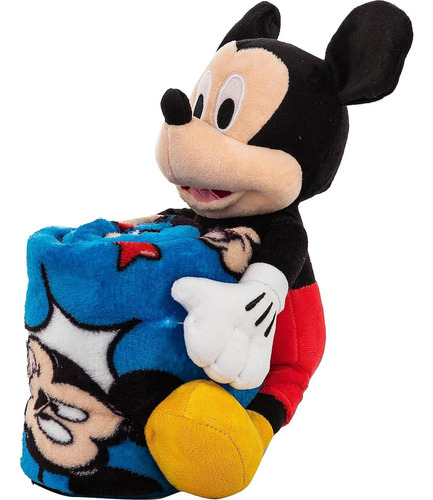Conjunto Almohada Y Manta Mickey Mouse Comic Pop 101x127cm