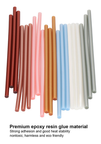 Bastões De Cola: 21 Unidades, Quentes, 7 X 200 Mm, Forte Ade