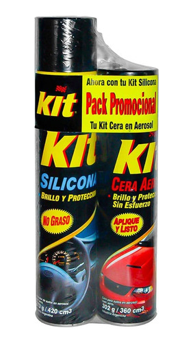 Pack Promocional Silicona + Cera Kit Cuida Y Embellece Autos