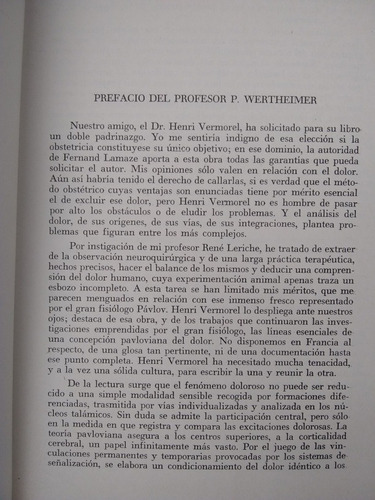 El Parto Sin Dolor - Dr. Henri Vermorel (pasta Dura) (Usado)