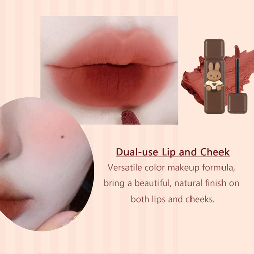 Juego De 4 Brillos De Labios Con Sabor A Conejo Para Labios