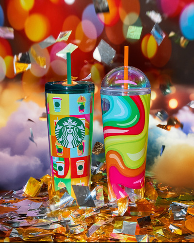 Vaso Pride 2025 Starbucks Agua