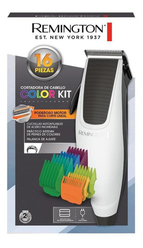 Cortadora de pelo Remington HC1096-16A blanca 220V
