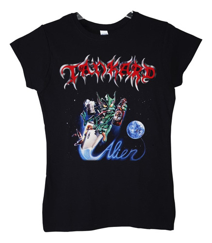 Polera Mujer Tankard Alien Metal Abominatron