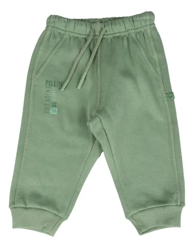 Pantalón Buzo Bebe Verde Pillin ( Pvb514-25ver )