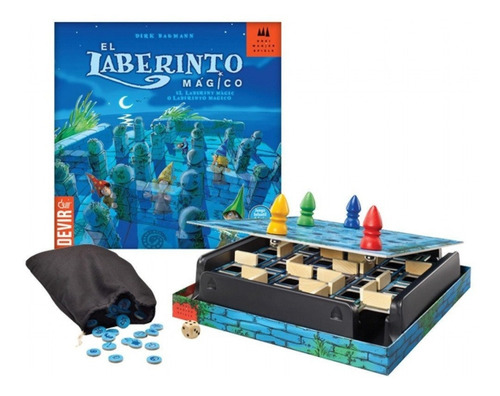 Juego De Mesa Familiar El Laberinto Mágico Original Devir