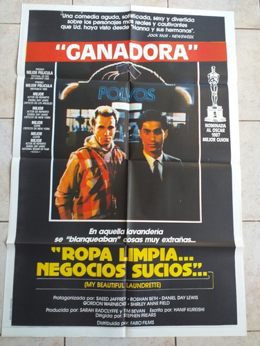 Poster Afiche Cine - Ropa Limpia, Negocios Sucios *