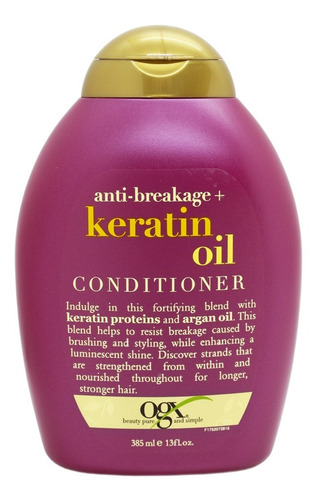 Ogx Keratin Oil Acondicionador Pelo Quebradizo 385ml Local