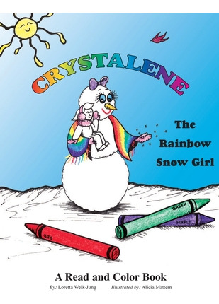 Libro Crystalene The Rainbow Snow Girl Read And Color - W...