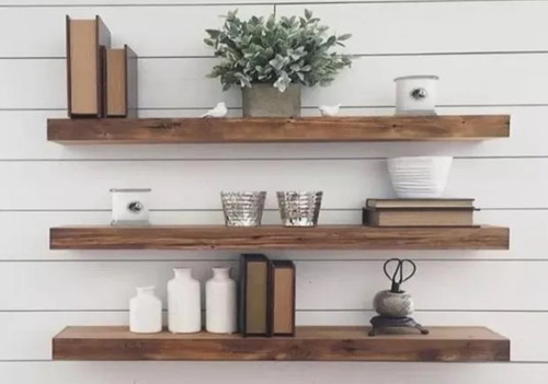 Repisas De Tablón De Madera 50 X 20 3 Centímetros D Grosor 35 Tonos Disponibles