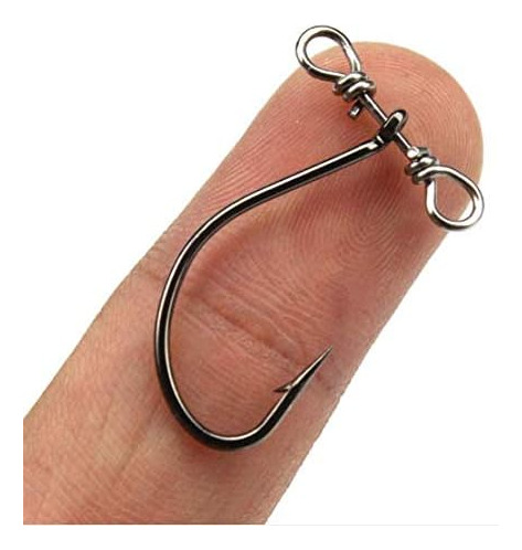 Likefish - Juego De 20 Ganchos En Línea Drop Shot Rig Y Gira