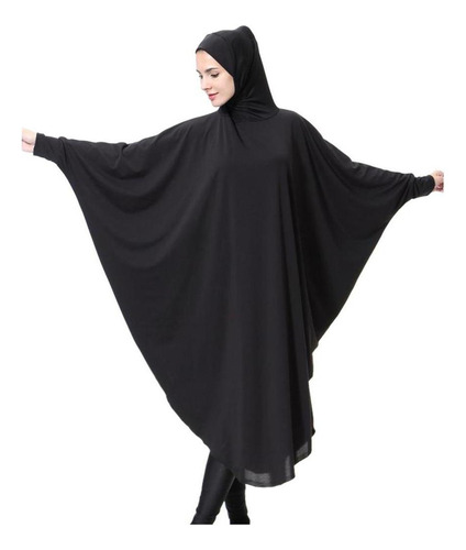 Kaftan Túnica Árabe Musulmán Abaya Una Pieza Arriba Hijab