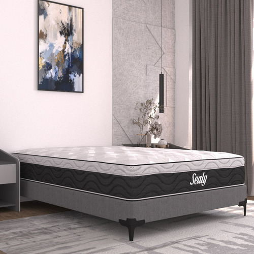 Colchón Queen Size Sealy Foam Lumbar Antibacterial Premium