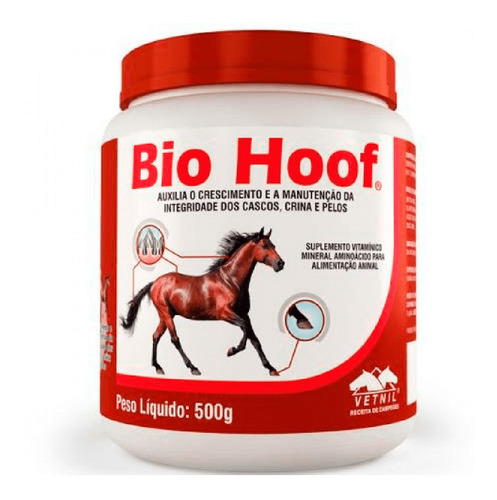 Bio Hoof 500g - Suplemento Cavalos - Vetnil