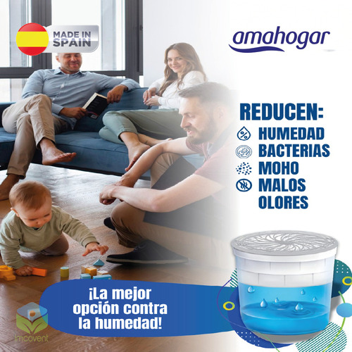 Absorbedor Humedad Recambio Universal 240g Floral