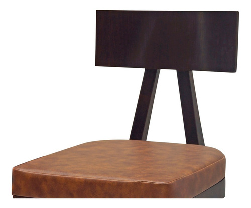 Silla Rouss Madera De Haya Con Asiento Tapizado Marca Durex