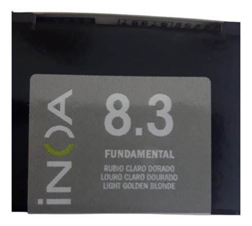 Tinte Inoa Loreal Sin Amoniaco 60gr 8.3 Paquete 2 Piezas 8.3