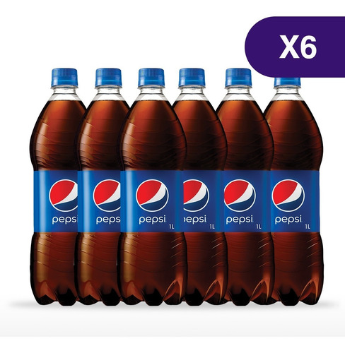 Imagen 1 de 1 de Pepsi® - 6 Unidades De 1l
