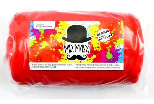 Masa Para Modelar X 1 Kilo Mr Masa Plastilina Infantil Full