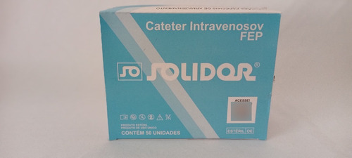 Cateter Intravenoso 16g - Solidor  Caixa Com 50 Unidades