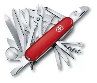 Victorinox Navaja De Bolsillo Swiss Champ, 33 Usos Color Rojo