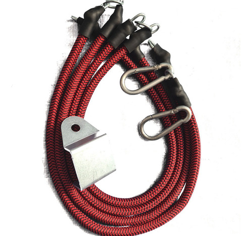 Elástico Para Exercícios Fittogo Cord 2 Conj (vermelho)