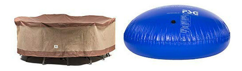 Cubierta Para Mesa Y Sillas De Patio, Redonda, Con Airbag.