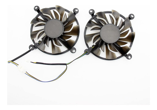 2pcs Lot 4pin Cooler Fan Replace Para Zotac Gtx1060 Ha