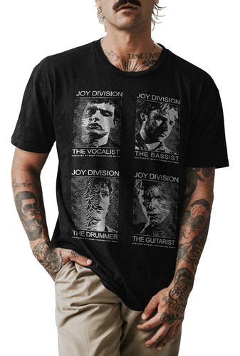 Polo Personalizado Motivo Banda Joy Division 01