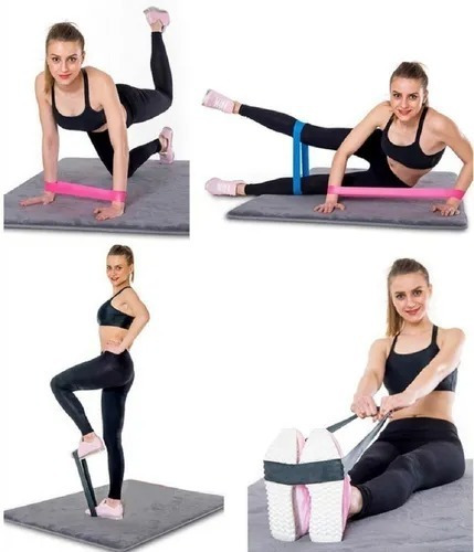 Set X5 Bandas Elásticas Ligas Ejercicio Entrenamiento
