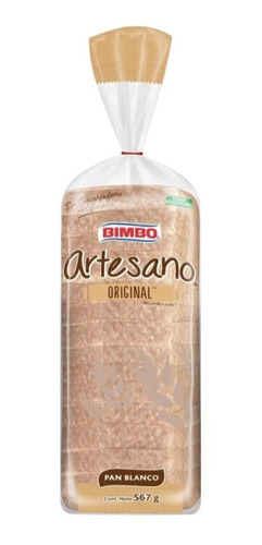 Pan Blanco Bimbo Artesano Original 567g